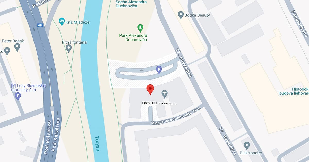 Terapie Prešov Adresa na mape